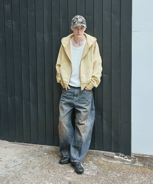 JOURNAL STANDARD(ジャーナルスタンダード)の「3Dキャノン 5ポケット デニムパンツ(デニムパンツ・メンズ・クリアブルー/ブラック×ブラック/コバルトブルー・SMALL/MEDIUM/LARGE)」の12枚目の写真