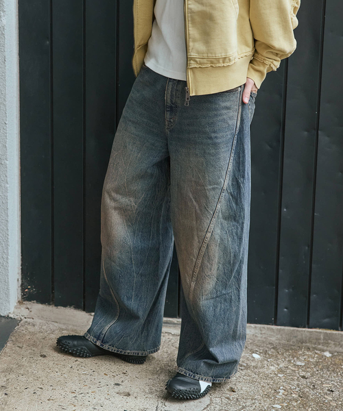 JOURNAL STANDARD(ジャーナルスタンダード)の「3Dキャノン 5ポケット デニムパンツ(デニムパンツ・メンズ・クリアブルー/ブラック×ブラック/コバルトブルー・SMALL/MEDIUM/LARGE)」の15枚目の写真