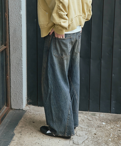 JOURNAL STANDARD(ジャーナルスタンダード)の「3Dキャノン 5ポケット デニムパンツ(デニムパンツ・メンズ・クリアブルー/ブラック×ブラック/コバルトブルー・SMALL/MEDIUM/LARGE)」の17枚目の写真