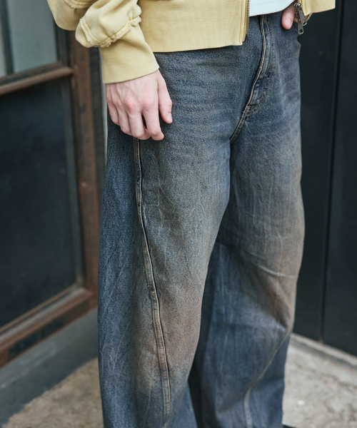 JOURNAL STANDARD(ジャーナルスタンダード)の「3Dキャノン 5ポケット デニムパンツ(デニムパンツ・メンズ・クリアブルー/ブラック×ブラック/コバルトブルー・SMALL/MEDIUM/LARGE)」の19枚目の写真