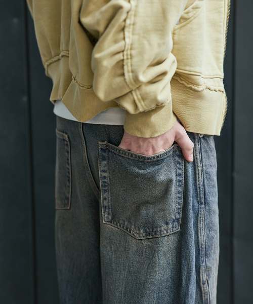 JOURNAL STANDARD(ジャーナルスタンダード)の「3Dキャノン 5ポケット デニムパンツ(デニムパンツ・メンズ・クリアブルー/ブラック×ブラック/コバルトブルー・SMALL/MEDIUM/LARGE)」の21枚目の写真