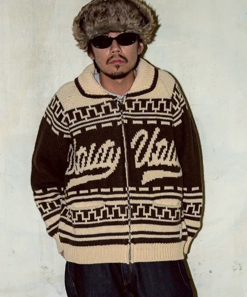 mcg3716- Utility cowichan sweater カウチンニット(ef404-05)