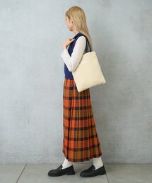 Actually（アクチュアリー）の「ボアフラットトートバッグ（トートバッグ）」