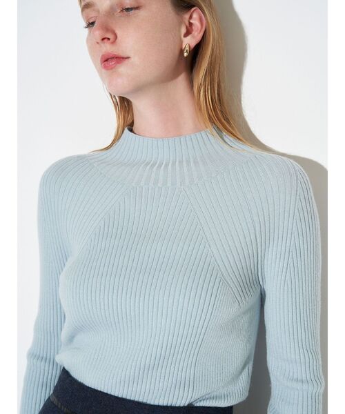 ハイネックワイドリブニット（ニット/セーター）｜ELENDEEK（エレン