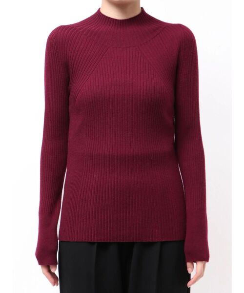 ELENDEEK(エレンディーク)の「ハイネックワイドリブニット(ニット/セーター・レディース・ブラック/レッド/オフホワイト/ライトブルー/ブラウン・FREE)」の11枚目の写真