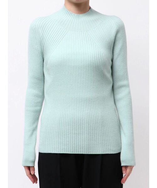 ELENDEEK(エレンディーク)の「ハイネックワイドリブニット(ニット/セーター・レディース・ブラック/レッド/オフホワイト/ライトブルー/ブラウン・FREE)」の12枚目の写真