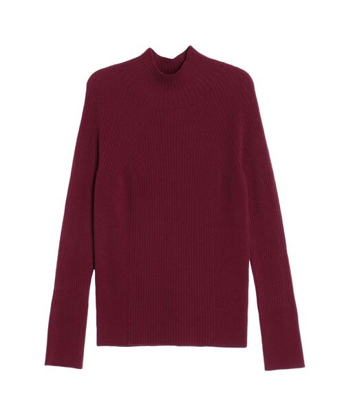 ELENDEEK(エレンディーク)の「ハイネックワイドリブニット(ニット/セーター・レディース・ブラック/レッド/オフホワイト/ライトブルー/ブラウン・FREE)」の20枚目の写真