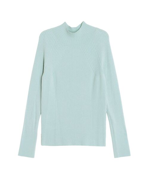 ELENDEEK(エレンディーク)の「ハイネックワイドリブニット(ニット/セーター・レディース・ブラック/レッド/オフホワイト/ライトブルー/ブラウン・FREE)」の21枚目の写真