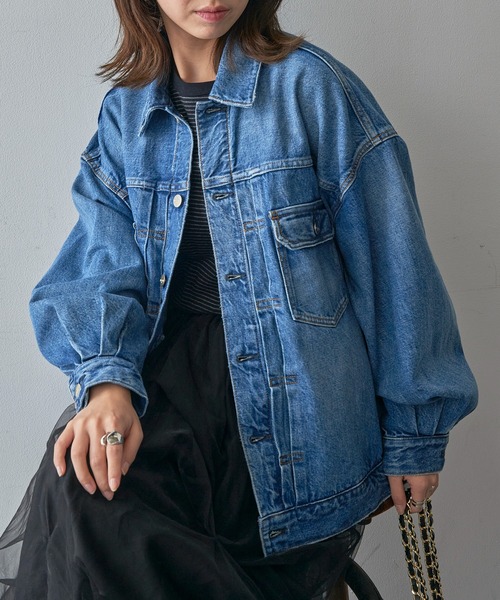 RED CARD TOKYO(レッドカード)の「【RED CARD】Lexington デニムジャケット(デニムジャケット・レディース・ブルー・1/0)」の1枚目の写真