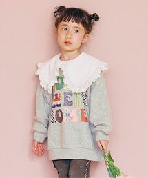 p.premier | 【ジュニア対応】ヴィンテージファブリックフォトロゴトレーナー(スウェット)