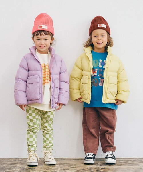 p.premier（ピードットプルミエ）の「【ジュニア対応】ヴィンテージファブリックフォトロゴトレーナー（スウェット・キッズ・ブルー/グレー/オフホワイト・80/90/100/110/120/130/140）」の5枚目の写真