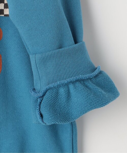 p.premier（ピードットプルミエ）の「【ジュニア対応】ヴィンテージファブリックフォトロゴトレーナー（スウェット・キッズ・ブルー/グレー/オフホワイト・80/90/100/110/120/130/140）」の19枚目の写真