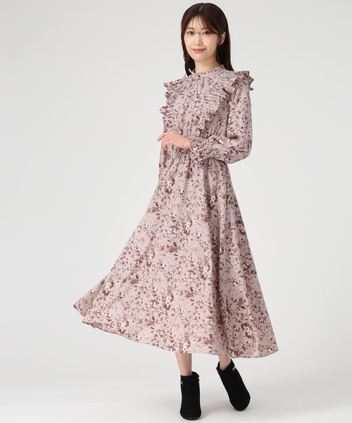 MISCH MASCH(ミッシュマッシュ)の「プリーツフリルフラワーワンピース(ワンピース・レディース・アイボリー/ピンク・M/S)」の18枚目の写真