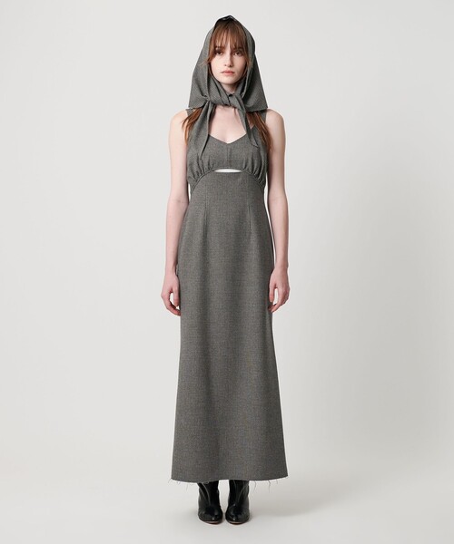 ATTISESSION（アティセッション）の「＜ATTISESSION＞タンクトップ ワンピース（ワンピース・レディース・ブラック/ダークグレー・38/36）」の5枚目の写真