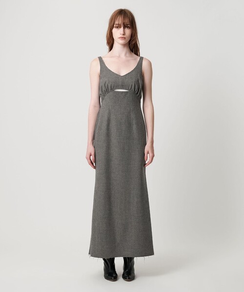 ATTISESSION（アティセッション）の「＜ATTISESSION＞タンクトップ ワンピース（ワンピース・レディース・ブラック/ダークグレー・38/36）」の8枚目の写真