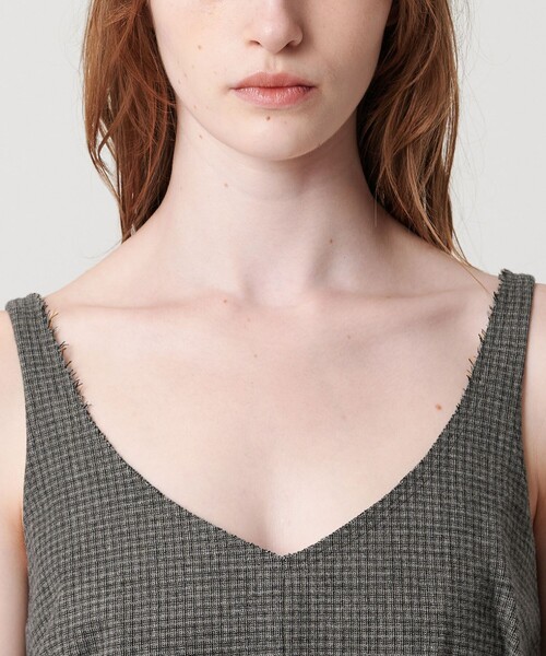 ATTISESSION（アティセッション）の「＜ATTISESSION＞タンクトップ ワンピース（ワンピース・レディース・ブラック/ダークグレー・38/36）」の11枚目の写真