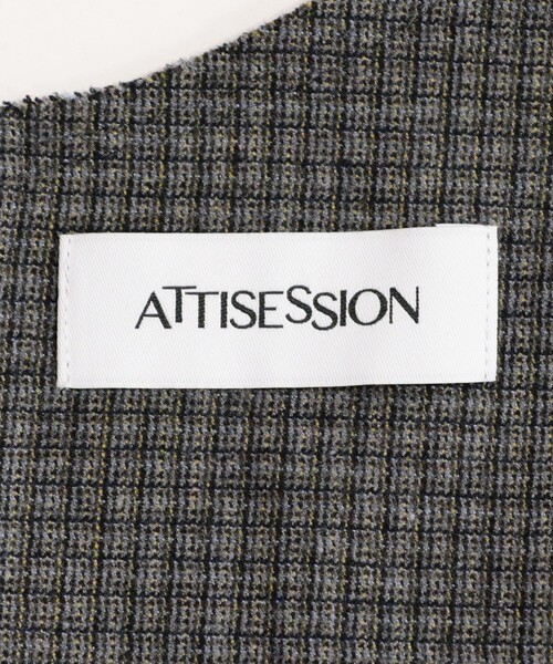 ATTISESSION（アティセッション）の「＜ATTISESSION＞タンクトップ ワンピース（ワンピース・レディース・ブラック/ダークグレー・38/36）」の20枚目の写真