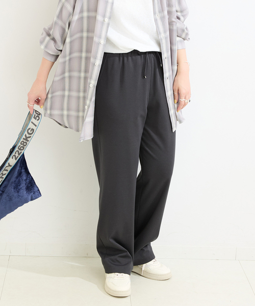 B.C STOCK(ベーセーストック)の「ウォッシャブル / ポンチパンツ(スラックス・レディース・ブラック系その他/アイボリー・FREE)」の9枚目の写真