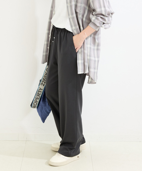 B.C STOCK(ベーセーストック)の「ウォッシャブル / ポンチパンツ(スラックス・レディース・ブラック系その他/アイボリー・FREE)」の10枚目の写真