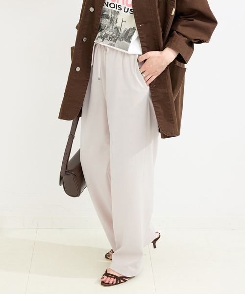 B.C STOCK(ベーセーストック)の「ウォッシャブル / ポンチパンツ(スラックス・レディース・ブラック系その他/アイボリー・FREE)」の17枚目の写真