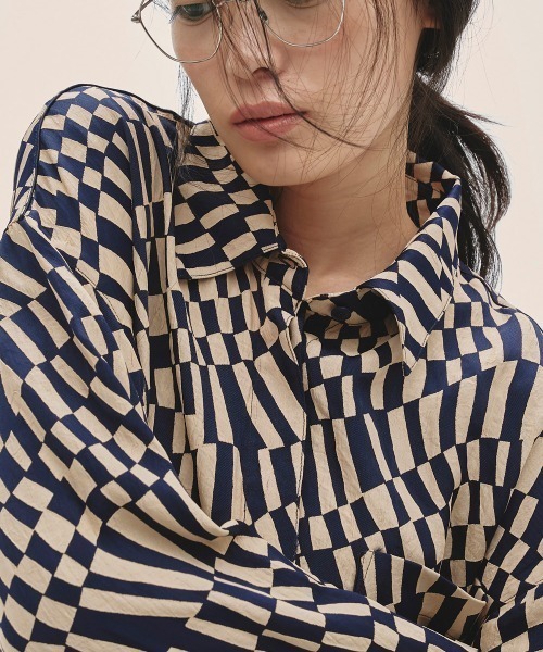 トップス todayful geometric over shirt TODAYFUL(トゥデイフル) / Life's online store（ライフズ