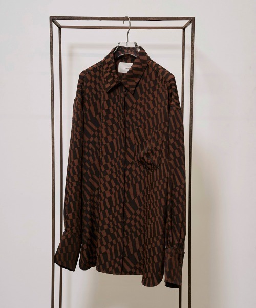 トップス todayful geometric over shirt Geometric Over Shirts（シャツ/ブラウス）｜TODAYFUL（トゥデイ