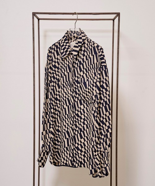 TODAYFUL トゥデイフル Geometric Pajamas Shirts Geometric Over Shirts（シャツ/ブラウス）｜TODAYFUL（トゥデイ