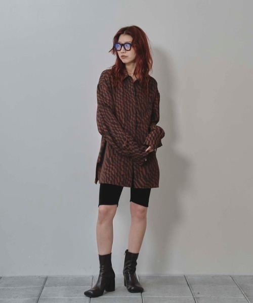 トップス todayful geometric over shirt Geometric Over Shirts（シャツ/ブラウス）｜TODAYFUL（トゥデイ