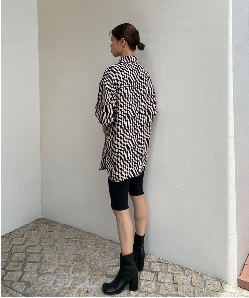 トップス todayful geometric over shirt Geometric Over Shirts（シャツ/ブラウス）｜TODAYFUL（トゥデイ
