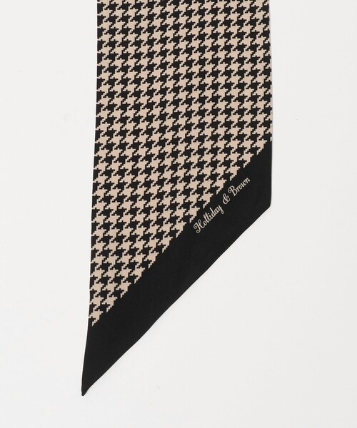 UNITED ARROWS（ユナイテッドアローズ）の「＜HOLLIDAY＆BROWN＞ハウンドトゥ―ス ストール（ストール/ショール・メンズ・ブラック/レッド・FREE）」の8枚目の写真