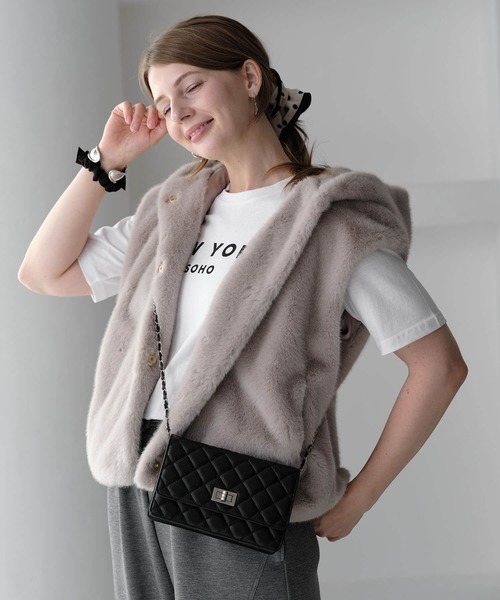 ファーフードベスト（ベスト）｜ZAKKA-BOX（ザッカボックス）の