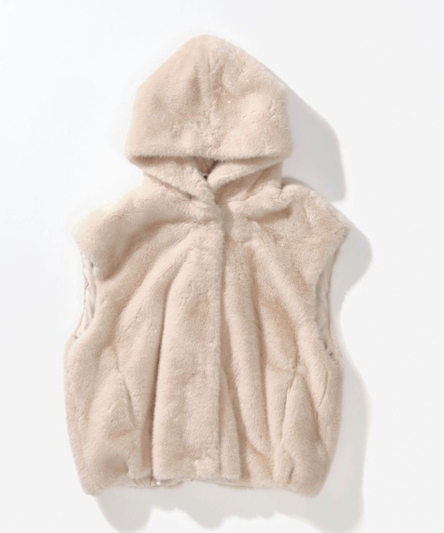 ファーフードベスト（ベスト）｜ZAKKA-BOX（ザッカボックス）の