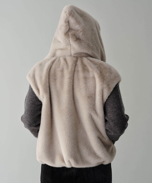 ファーフードベスト（ベスト）｜ZAKKA-BOX（ザッカボックス）の