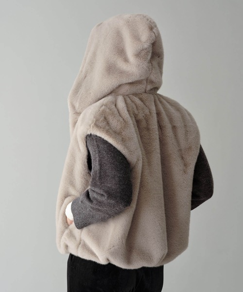 ファーフードベスト（ベスト）｜ZAKKA-BOX（ザッカボックス）の