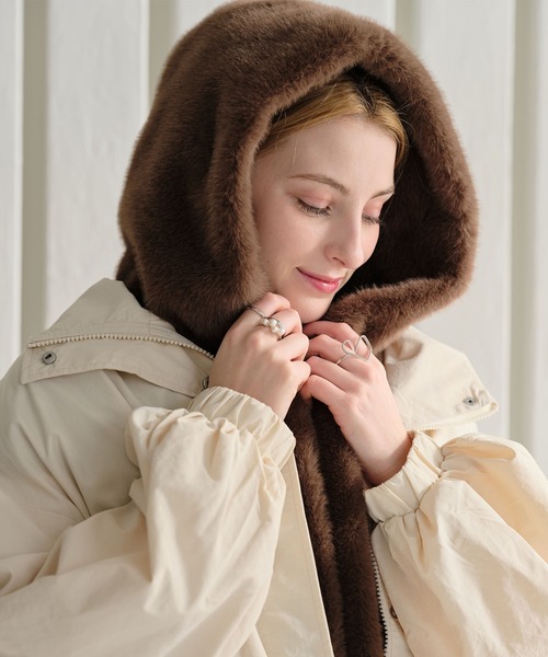 ファーフードベスト（ベスト）｜ZAKKA-BOX（ザッカボックス）の