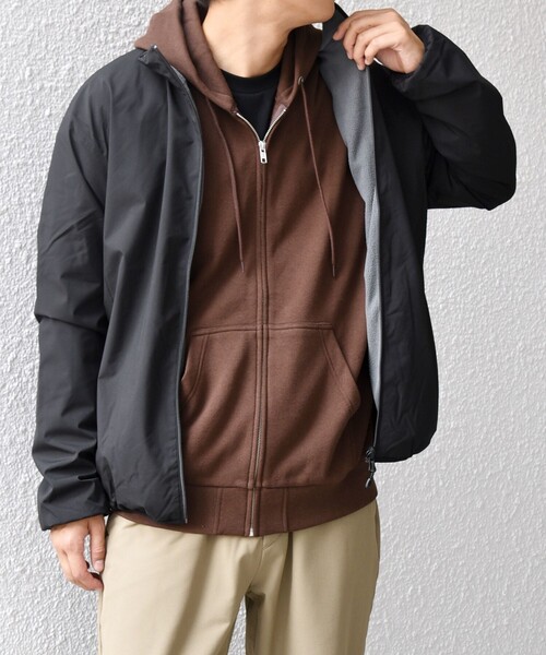 _hus_様ブラックブルゾン セール】【WEB限定】SHIPS any:〈撥水/防風/洗濯機可能〉オール