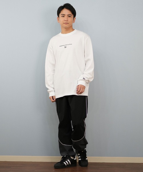NEW ERA（ニューエラ）の「NEW ERA/ニューエラ 長袖Tシャツ レギュラーフィット ロンT 14682682/14682683/14682684（Tシャツ/カットソー・メンズ・ストーン/ホワイト/ブラック・M/L/XL/2XL）」の7枚目の写真