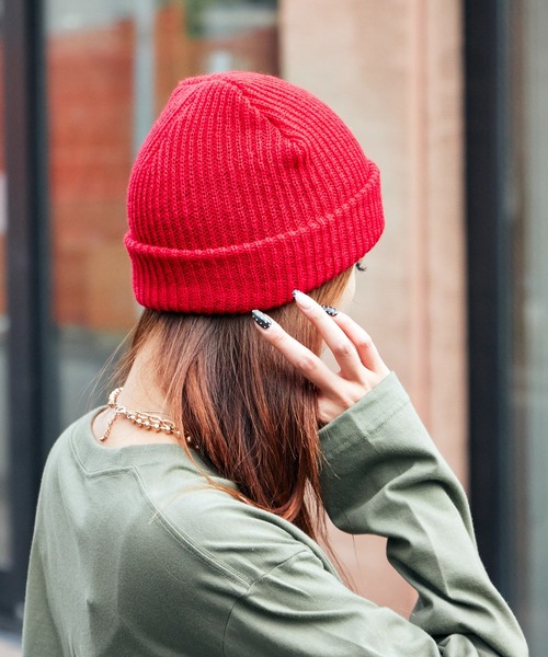 FRUIT OF THE LOOM（フルーツオブザルーム）の「FRUIT OF THE LOOM/フルーツオブザルーム FTL EX STMPLE KNIT WATCH リブ編 2WAY ベーシックビーニー（ニットキャップ/ビーニー・メンズ・ホワイト/ブラック/エンジ/ネイビー/グレー/レッド/ピンク/イエロー/オレンジ/ブルー/ダークグレー・FREE）」の20枚目の写真