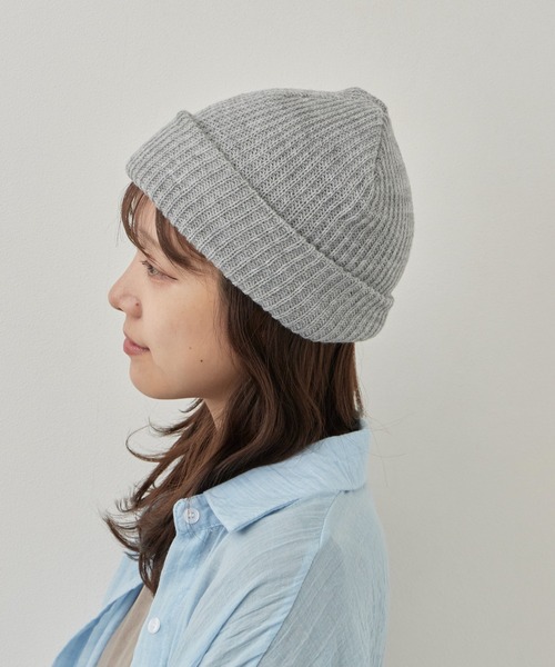 FRUIT OF THE LOOM（フルーツオブザルーム）の「FRUIT OF THE LOOM/フルーツオブザルーム FTL EX STMPLE KNIT WATCH リブ編 2WAY ベーシックビーニー（ニットキャップ/ビーニー・メンズ・ホワイト/ブラック/エンジ/ネイビー/グレー/レッド/ピンク/イエロー/オレンジ/ブルー/ダークグレー・FREE）」の22枚目の写真