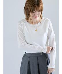 Lugnoncure | シアースラブテレコ長袖トップス(Tシャツ/カットソー)