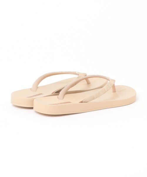 IPANEMA（イパネマ）の「【Ipanema/イパネマ】　MESH IX トングフラットサンダル（サンダル・レディース・ベージュ・37/39）」の2枚目の写真