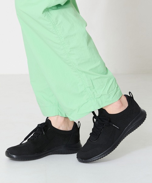 31 Sons de mode（トランテアン　ソン　ドゥ　モード）の「軽量 レースアップ ニット スニーカー /OT3765（スニーカー・レディース・ブラック/ホワイト/ピンク/ブルー・42/41/40/39/38/37/36/35/34）」の5枚目の写真