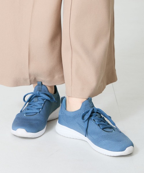 31 Sons de mode（トランテアン　ソン　ドゥ　モード）の「軽量 レースアップ ニット スニーカー /OT3765（スニーカー・レディース・ブラック/ホワイト/ピンク/ブルー・42/41/40/39/38/37/36/35/34）」の12枚目の写真