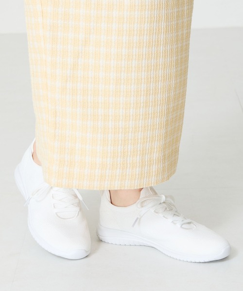 31 Sons de mode（トランテアン　ソン　ドゥ　モード）の「軽量 レースアップ ニット スニーカー /OT3765（スニーカー・レディース・ブラック/ホワイト/ピンク/ブルー・42/41/40/39/38/37/36/35/34）」の11枚目の写真