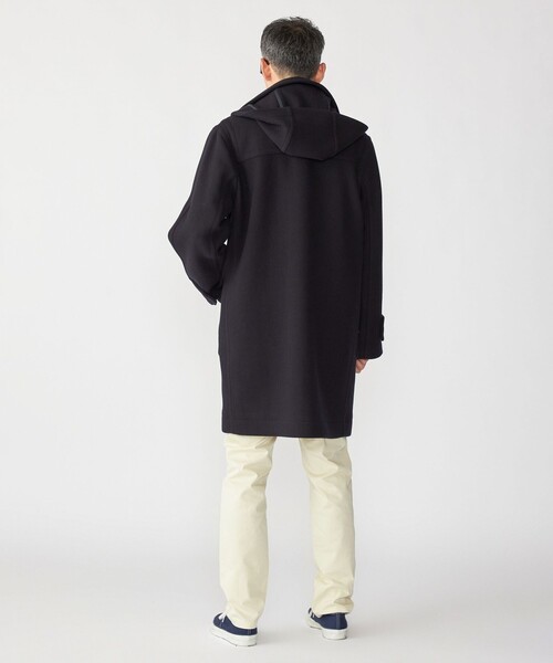 SHIPS（シップス）の「SHIPS: S140 ウールシルク ダッフル コート（ダッフルコート・メンズ・ネイビー・SMALL/MEDIUM/LARGE/X-LARGE）」の3枚目の写真