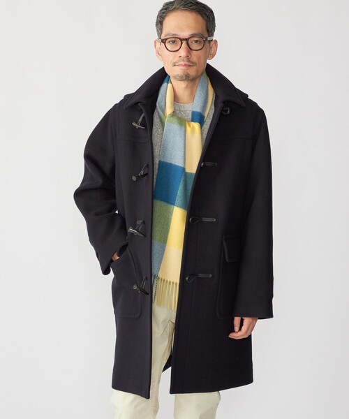 SHIPS（シップス）の「SHIPS: S140 ウールシルク ダッフル コート（ダッフルコート・メンズ・ネイビー・SMALL/MEDIUM/LARGE/X-LARGE）」の5枚目の写真