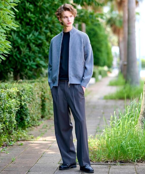 DRESSTERIOR（ドレステリア）の「ミリタリーニットジャケット（カーディガン/ボレロ・メンズ・ブラック/グレー/モスグリーン・90/91/92/94）」の5枚目の写真