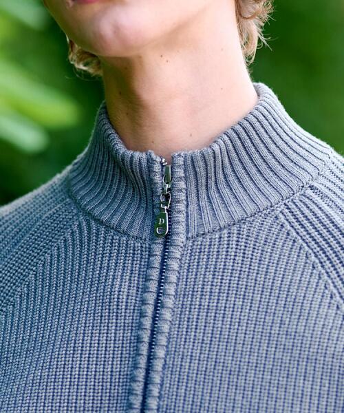 DRESSTERIOR（ドレステリア）の「ミリタリーニットジャケット（カーディガン/ボレロ・メンズ・ブラック/グレー/モスグリーン・90/91/92/94）」の10枚目の写真