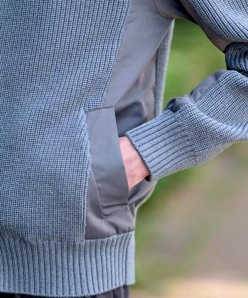 DRESSTERIOR（ドレステリア）の「ミリタリーニットジャケット（カーディガン/ボレロ・メンズ・ブラック/グレー/モスグリーン・90/91/92/94）」の13枚目の写真