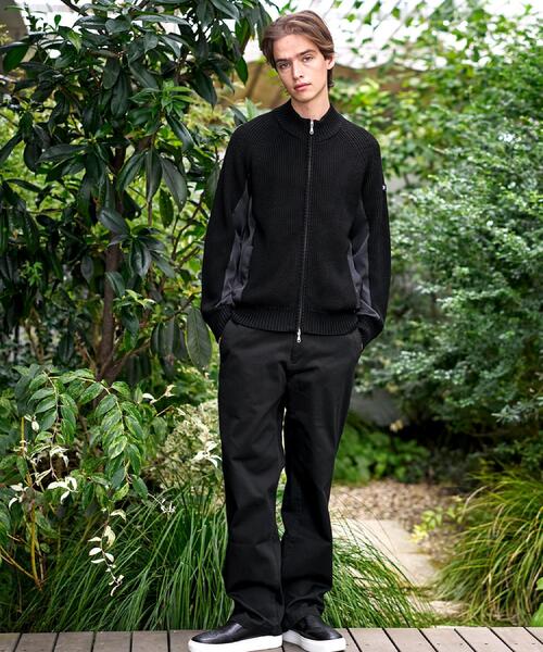 DRESSTERIOR（ドレステリア）の「ミリタリーニットジャケット（カーディガン/ボレロ・メンズ・ブラック/グレー/モスグリーン・90/91/92/94）」の15枚目の写真